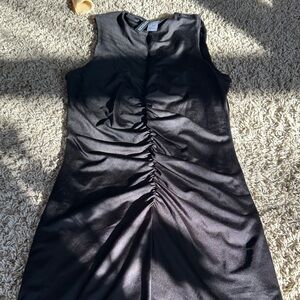 Elegant Black Sleeveless Dress divided size small